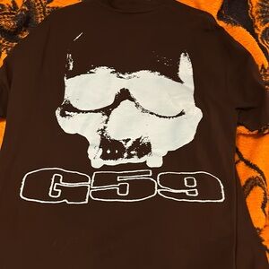 G59 Greyday 2024 black and baby blue t shirt